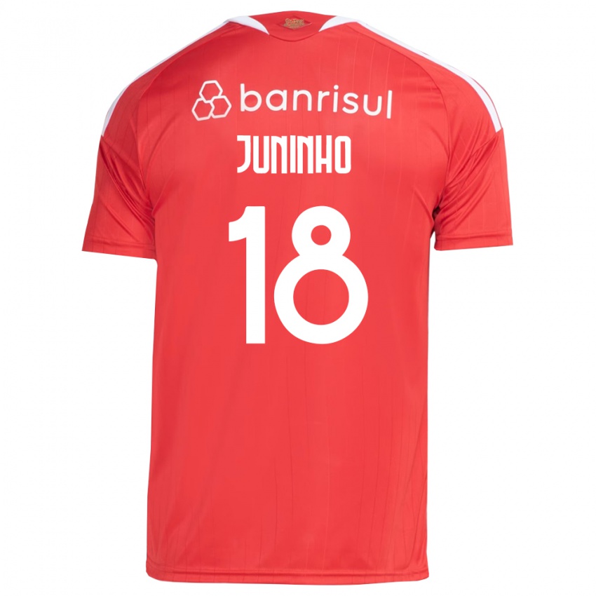 גברים ז'וניניו #18 אדום לבן ג'רזי ביתית 2026/27 חולצה קצרה