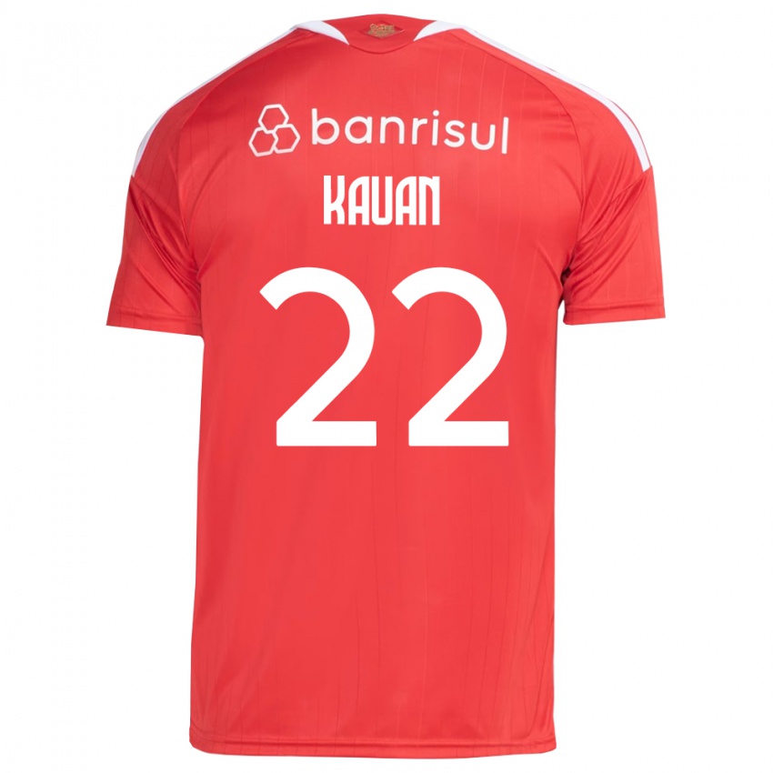 גברים Kauan #22 אדום לבן ג'רזי ביתית 2026/27 חולצה קצרה