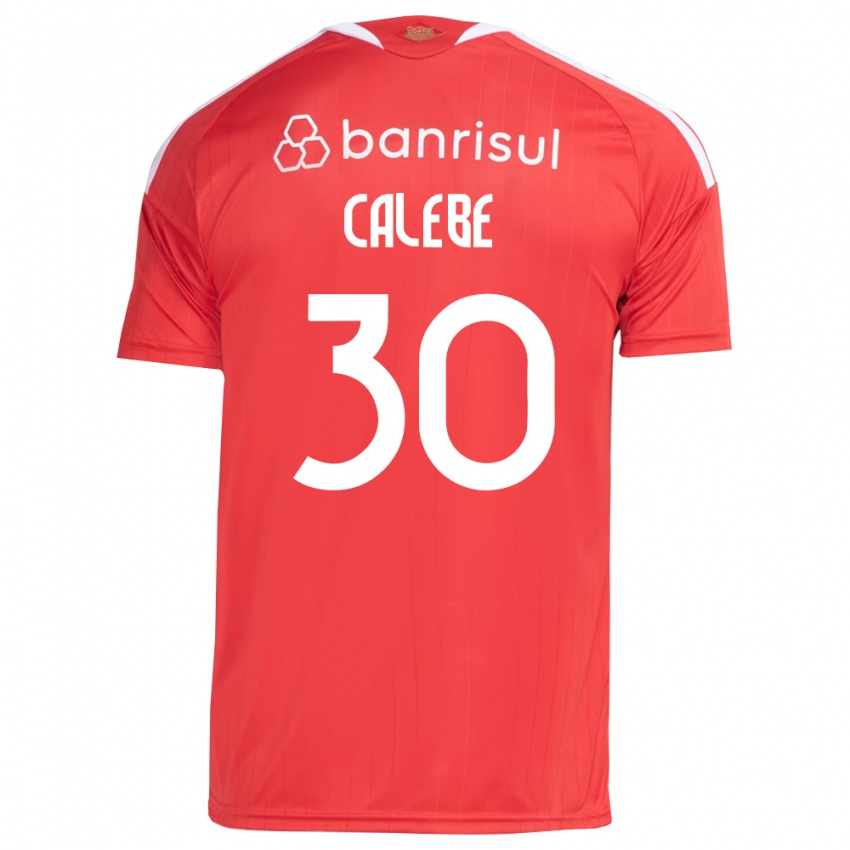 גברים Calebe #30 אדום לבן ג'רזי ביתית 2026/27 חולצה קצרה