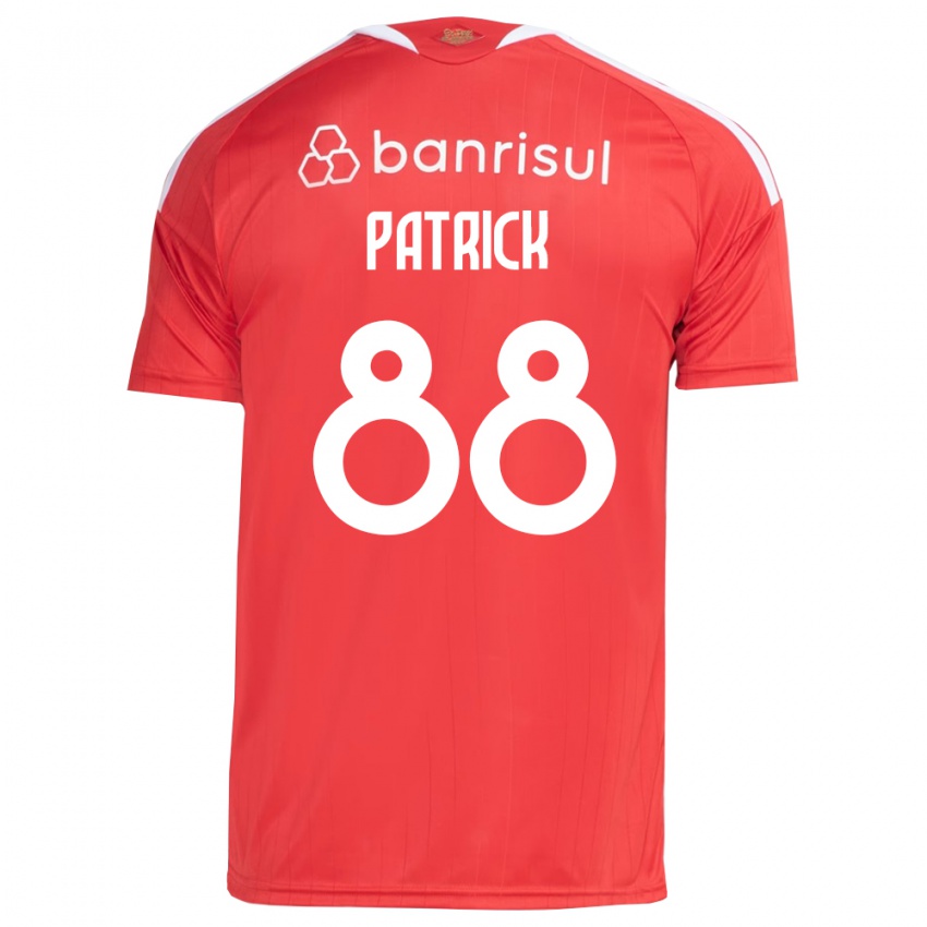 גברים Patrick #88 אדום לבן ג'רזי ביתית 2026/27 חולצה קצרה