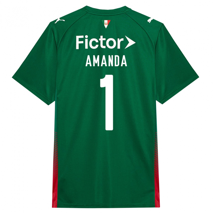גברים Amanda #1 ירוק אדום לבן ג'רזי ביתית 2026/27 חולצה קצרה