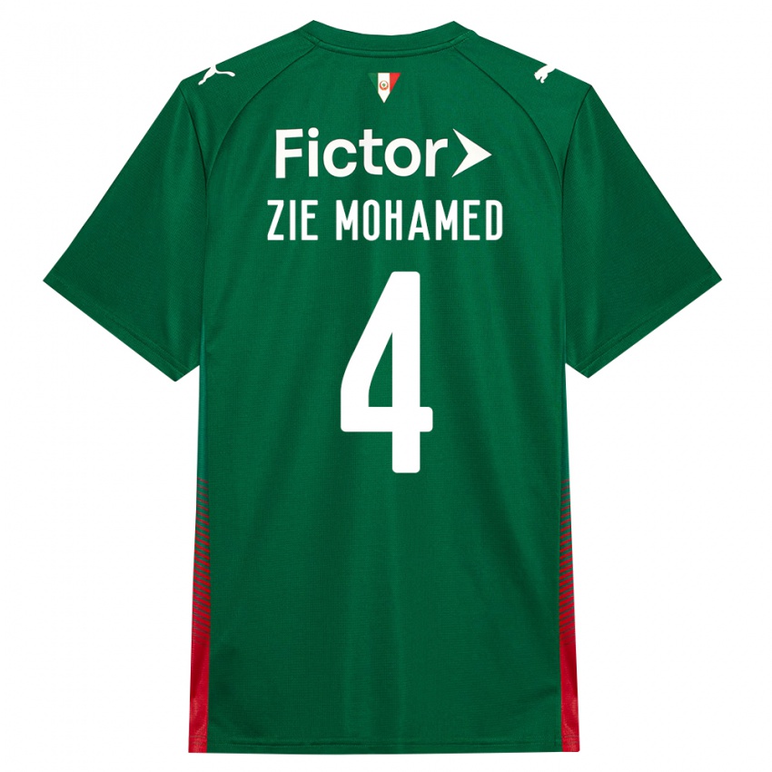 גברים Kone Zie Mohamed #4 ירוק אדום לבן ג'רזי ביתית 2026/27 חולצה קצרה