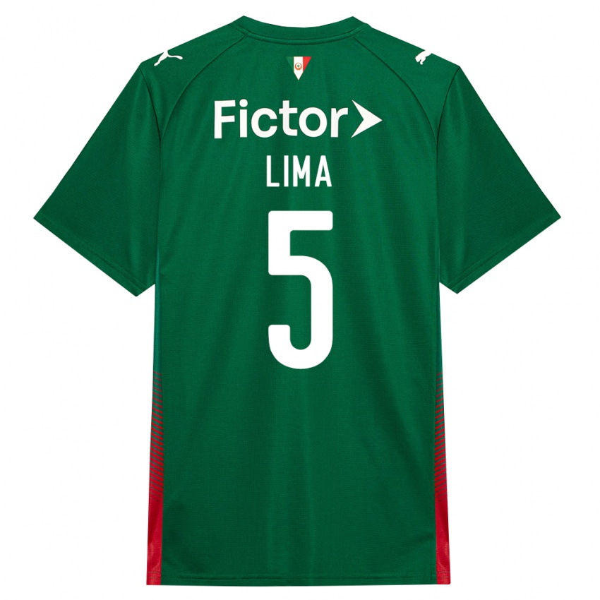 גברים Ingryd Lima #5 ירוק אדום לבן ג'רזי ביתית 2026/27 חולצה קצרה
