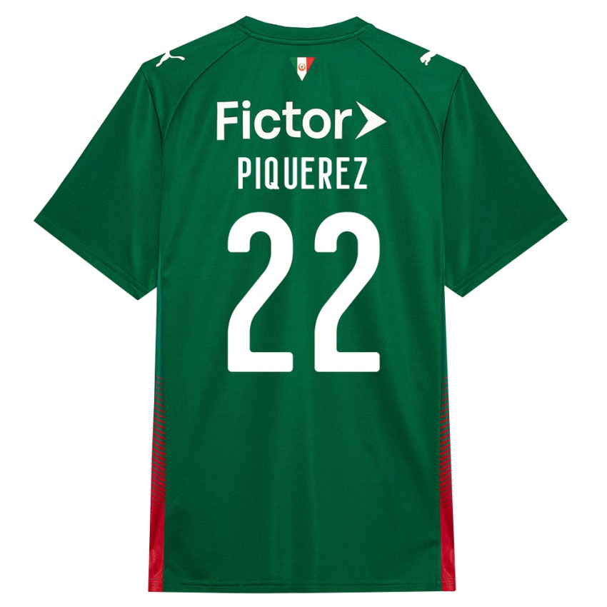 גברים Joaquin Piquerez #22 ירוק אדום לבן ג'רזי ביתית 2026/27 חולצה קצרה