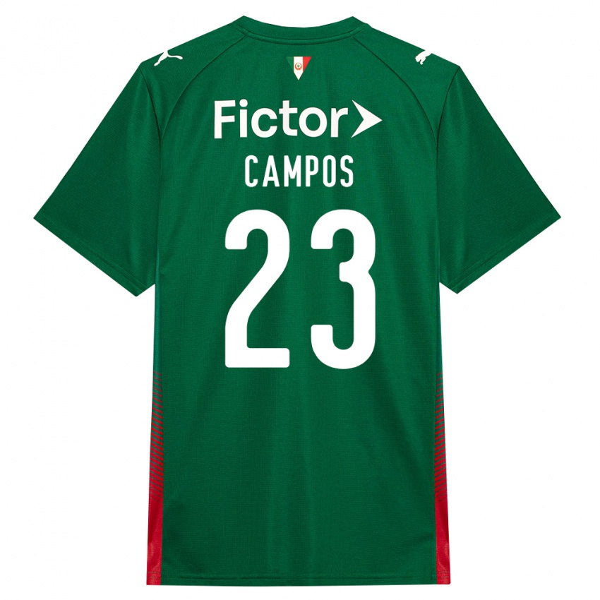 גברים Victor Campos #23 ירוק אדום לבן ג'רזי ביתית 2026/27 חולצה קצרה