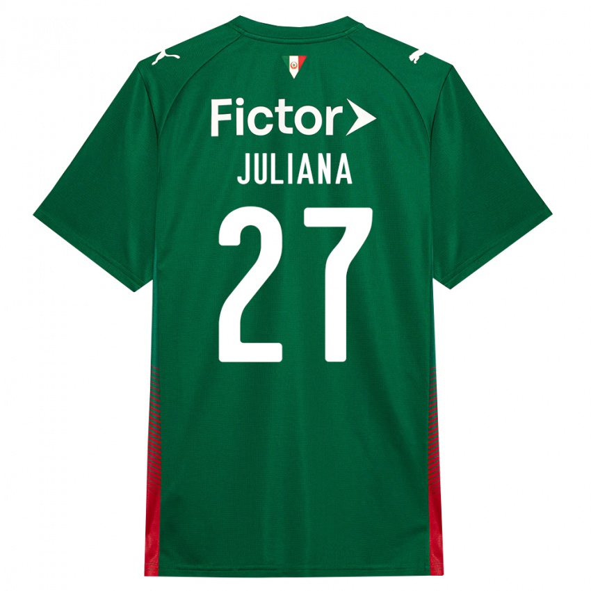 גברים Juliana #27 ירוק אדום לבן ג'רזי ביתית 2026/27 חולצה קצרה