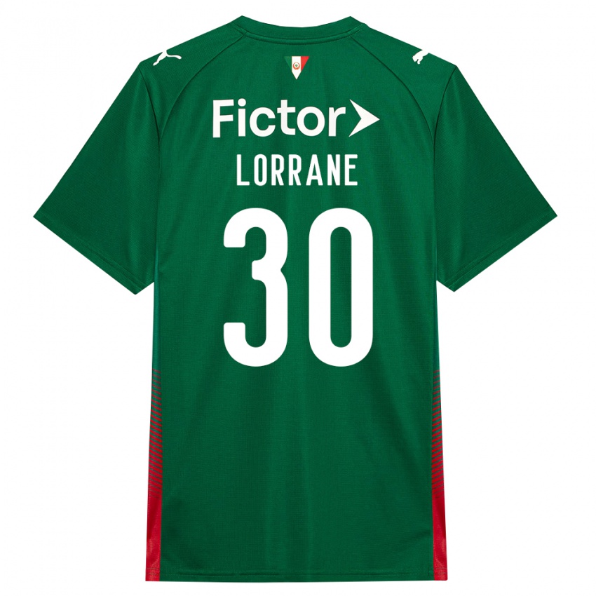 גברים Lorrane #30 ירוק אדום לבן ג'רזי ביתית 2026/27 חולצה קצרה
