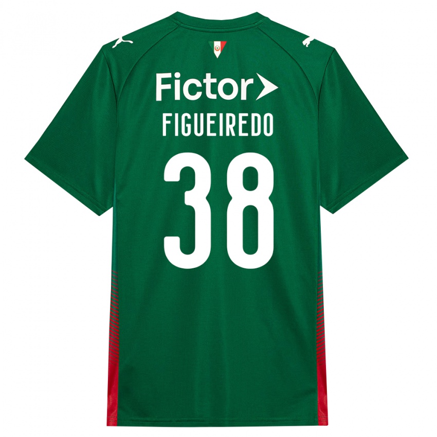 גברים Figueiredo #38 ירוק אדום לבן ג'רזי ביתית 2026/27 חולצה קצרה