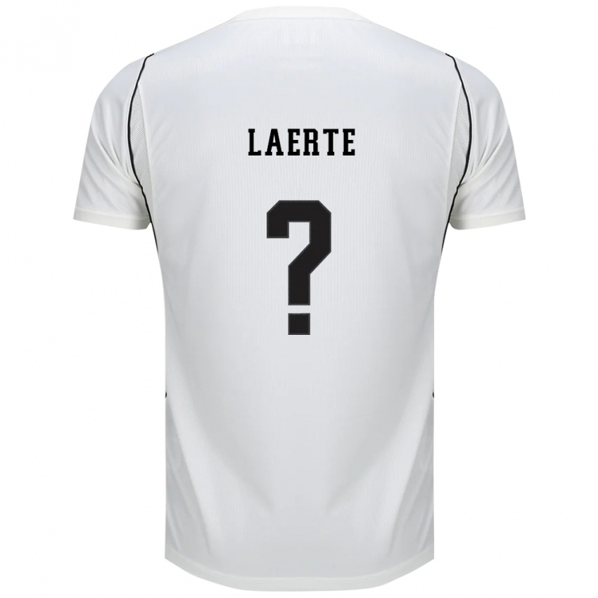 גברים Laerte #0 לבן שחור אדום ג'רזי ביתית 2026/27 חולצה קצרה
