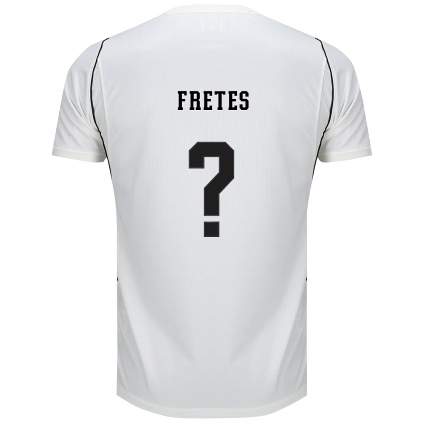 גברים Thomas Fretes #0 לבן שחור אדום ג'רזי ביתית 2026/27 חולצה קצרה