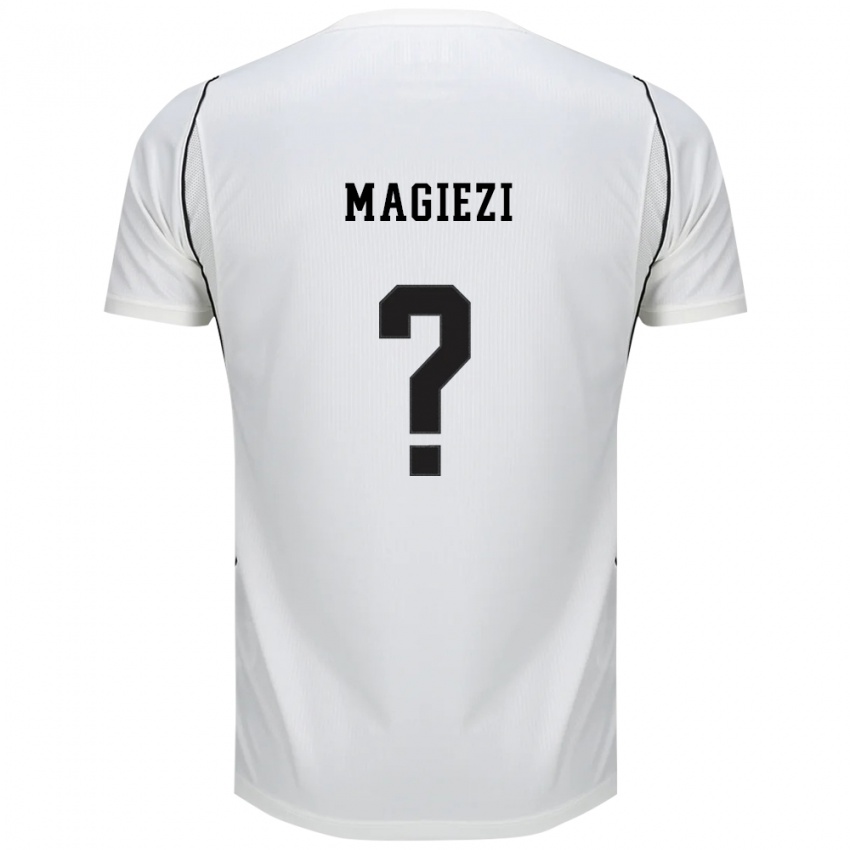גברים Magiezi #0 לבן שחור אדום ג'רזי ביתית 2026/27 חולצה קצרה