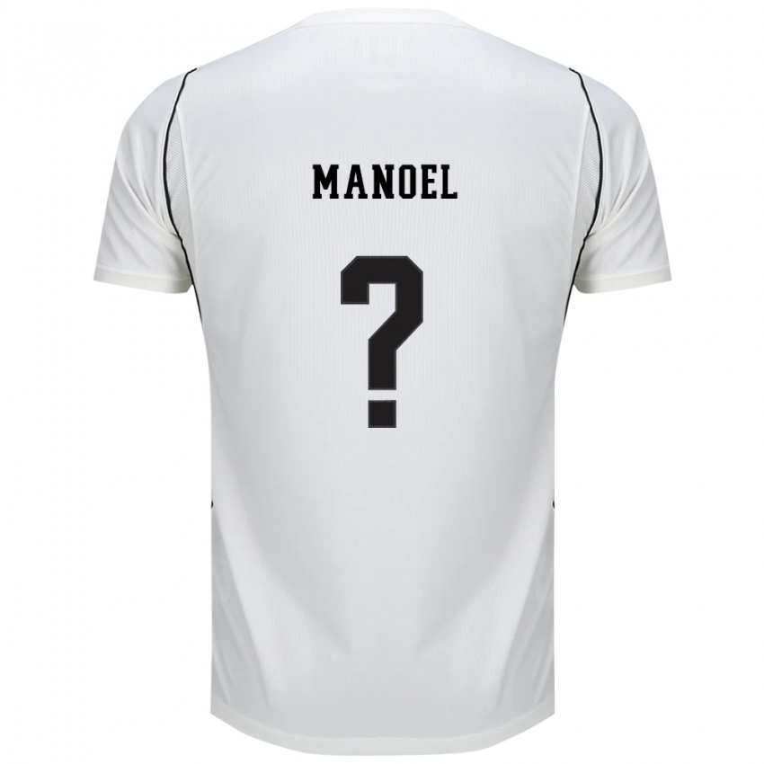 גברים Vitor Manoel #0 לבן שחור אדום ג'רזי ביתית 2026/27 חולצה קצרה