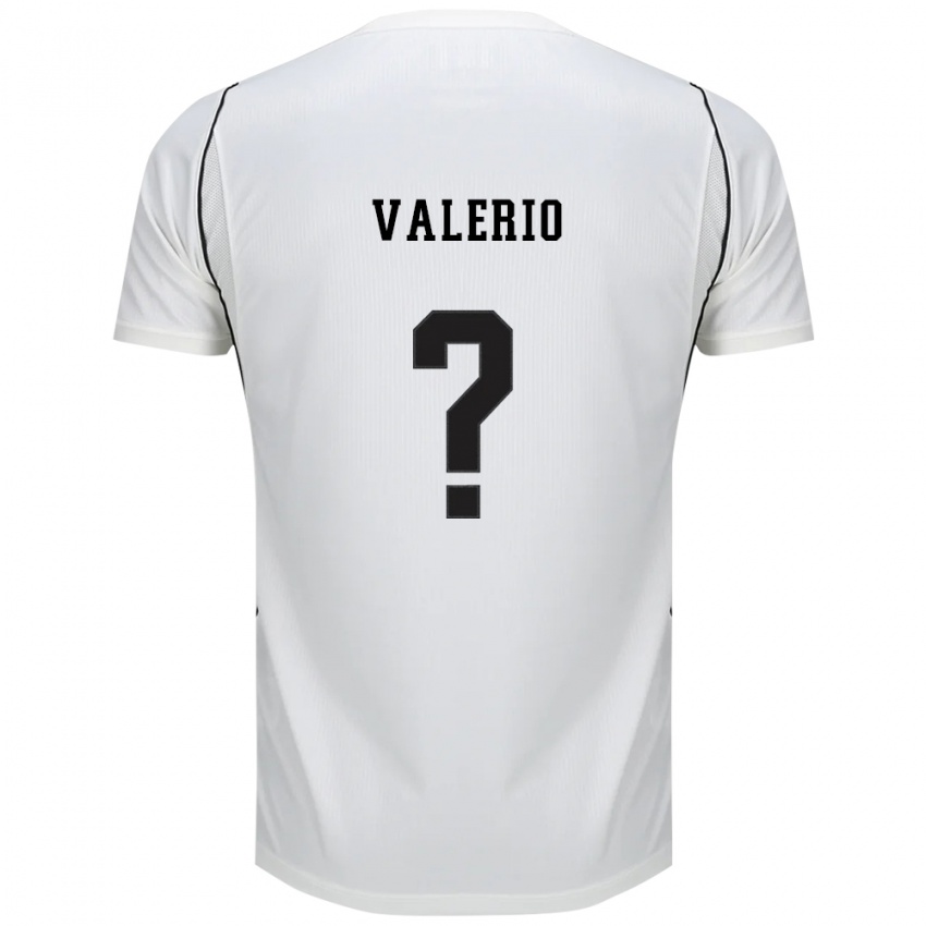 גברים Rodrigo Valerio #0 לבן שחור אדום ג'רזי ביתית 2026/27 חולצה קצרה