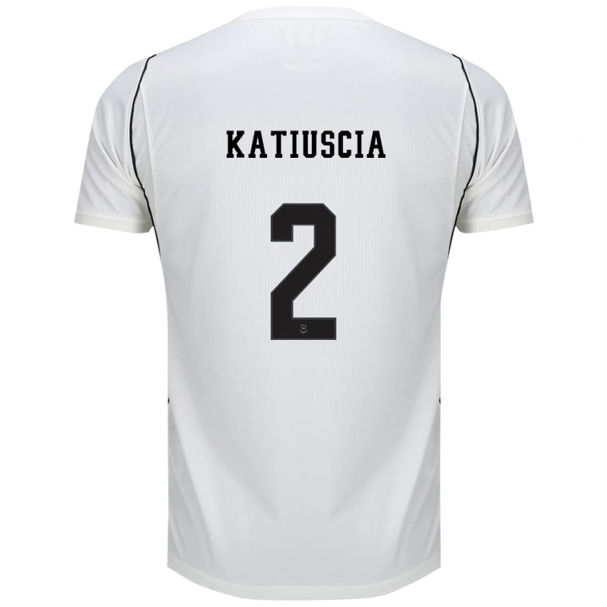 גברים Katiuscia #2 לבן שחור אדום ג'רזי ביתית 2026/27 חולצה קצרה