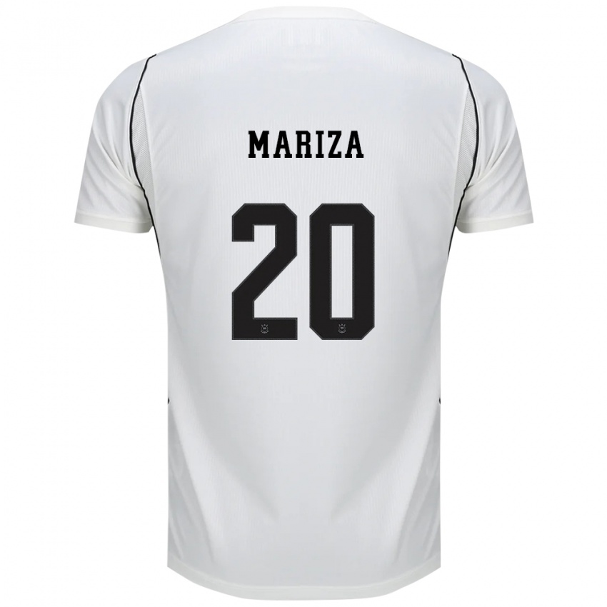 גברים Mariza #20 לבן שחור אדום ג'רזי ביתית 2026/27 חולצה קצרה