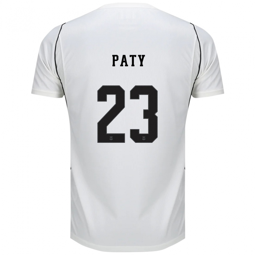 גברים Paty #23 לבן שחור אדום ג'רזי ביתית 2026/27 חולצה קצרה
