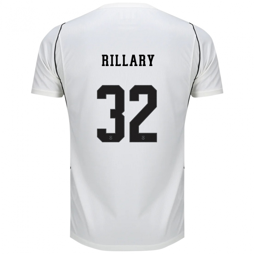 גברים Rillary #32 לבן שחור אדום ג'רזי ביתית 2026/27 חולצה קצרה