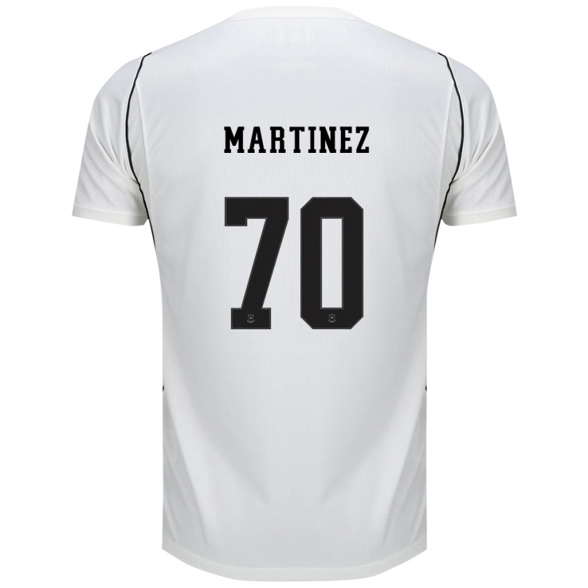 גברים José Martínez #70 לבן שחור אדום ג'רזי ביתית 2026/27 חולצה קצרה