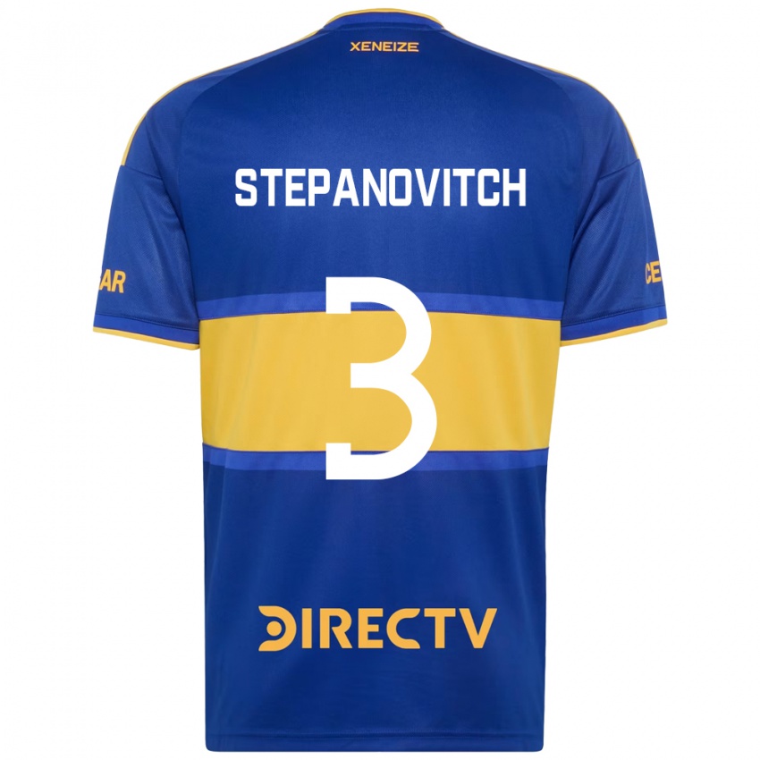 גברים Nicolás Stepanovitch #3 כחול מלכותי צהוב ג'רזי ביתית 2026/27 חולצה קצרה