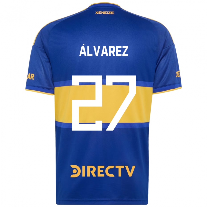 גברים Violeta Álvarez #27 כחול מלכותי צהוב ג'רזי ביתית 2026/27 חולצה קצרה