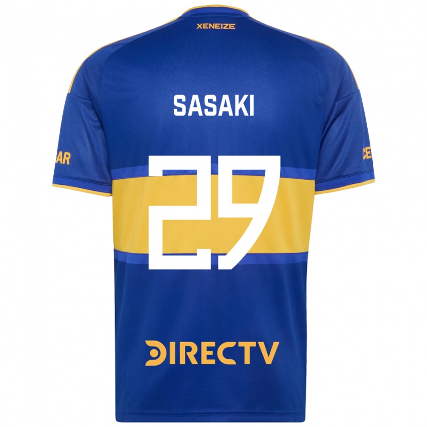 גברים Yuria Sasaki #29 כחול מלכותי צהוב ג'רזי ביתית 2026/27 חולצה קצרה