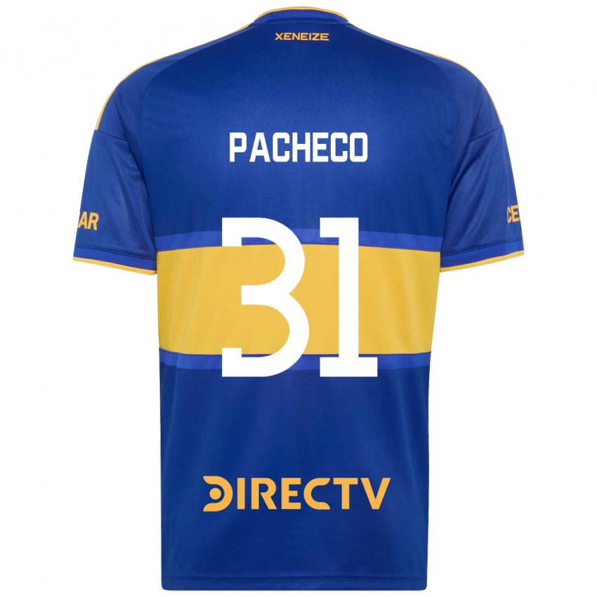גברים Costanza Pacheco #31 כחול מלכותי צהוב ג'רזי ביתית 2026/27 חולצה קצרה