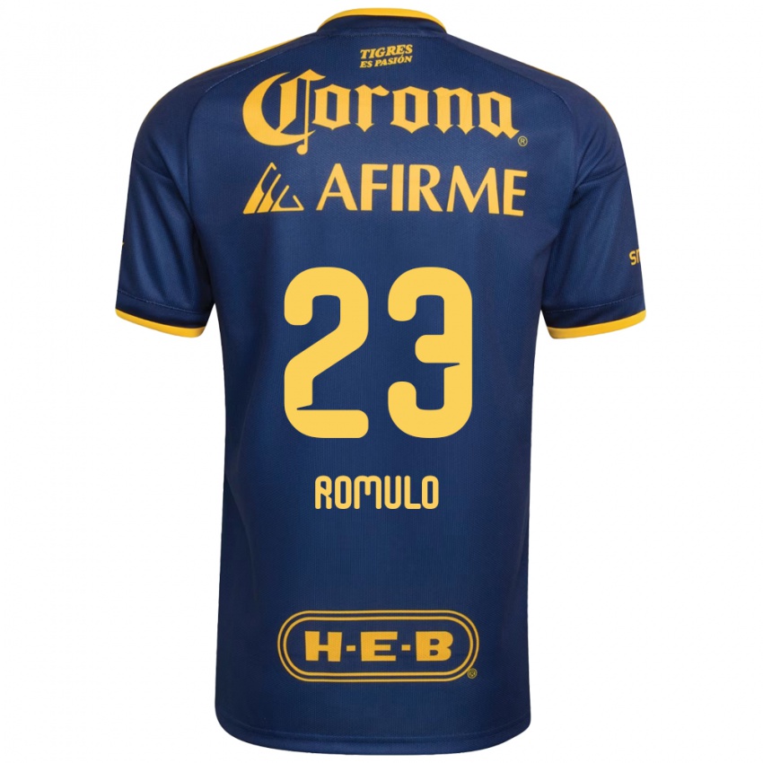 גברים Rômulo #23 כחול מלכותי צהוב הרחק ג'רזי 2026/27 חולצה קצרה