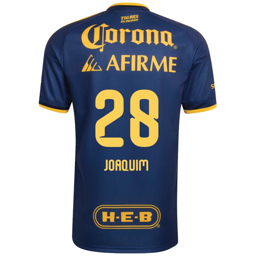 גברים Joaquim #28 כחול מלכותי צהוב הרחק ג'רזי 2026/27 חולצה קצרה