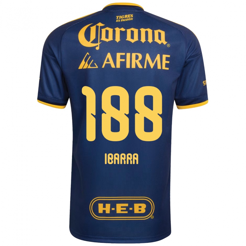 גברים Juan Ibarra #188 כחול מלכותי צהוב הרחק ג'רזי 2026/27 חולצה קצרה