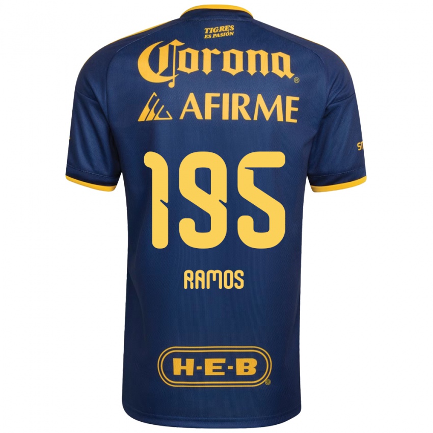 גברים Rodrigo Ramos #195 כחול מלכותי צהוב הרחק ג'רזי 2026/27 חולצה קצרה