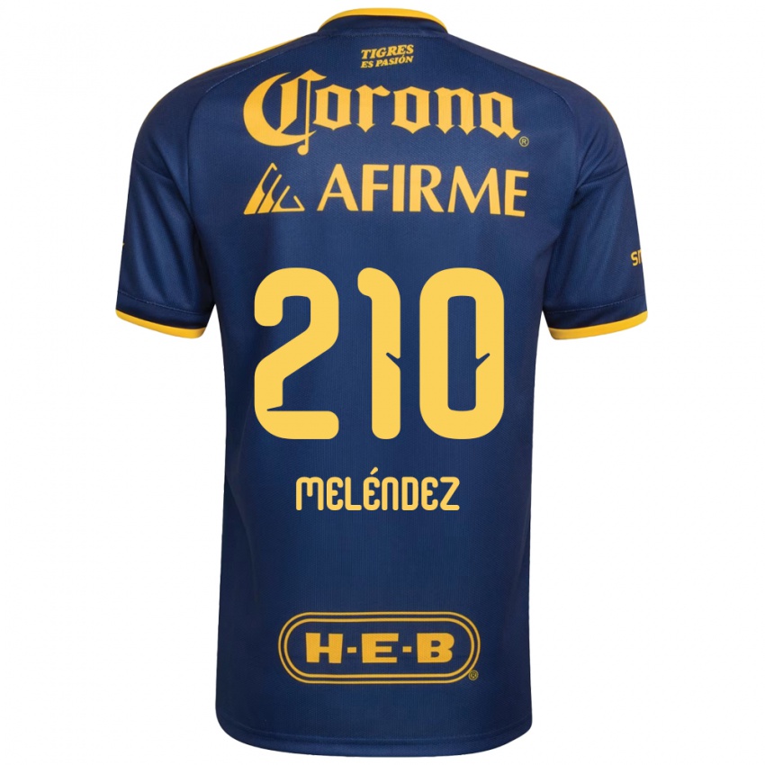 גברים Marcelo Meléndez #210 כחול מלכותי צהוב הרחק ג'רזי 2026/27 חולצה קצרה