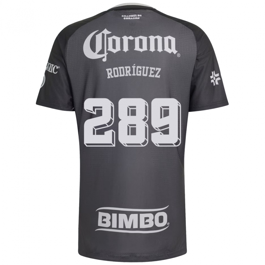 גברים Ángel Rodríguez #289 אפור לבן שחור הרחק ג'רזי 2026/27 חולצה קצרה