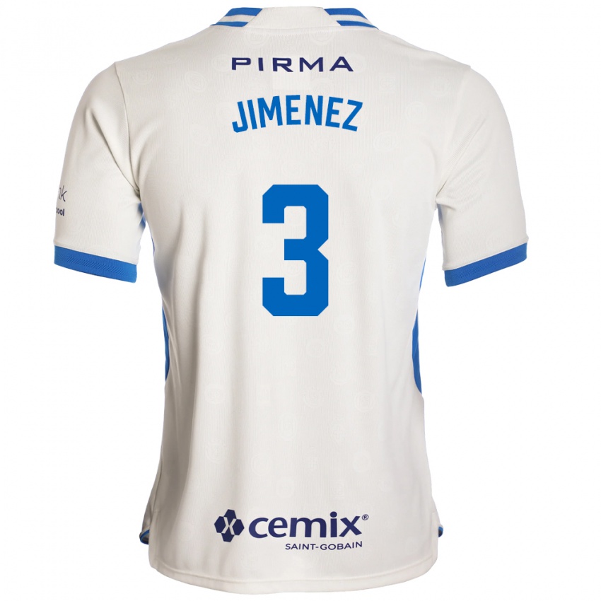 גברים חאיבר חימנס #3 לבן כחול אדום הרחק ג'רזי 2026/27 חולצה קצרה