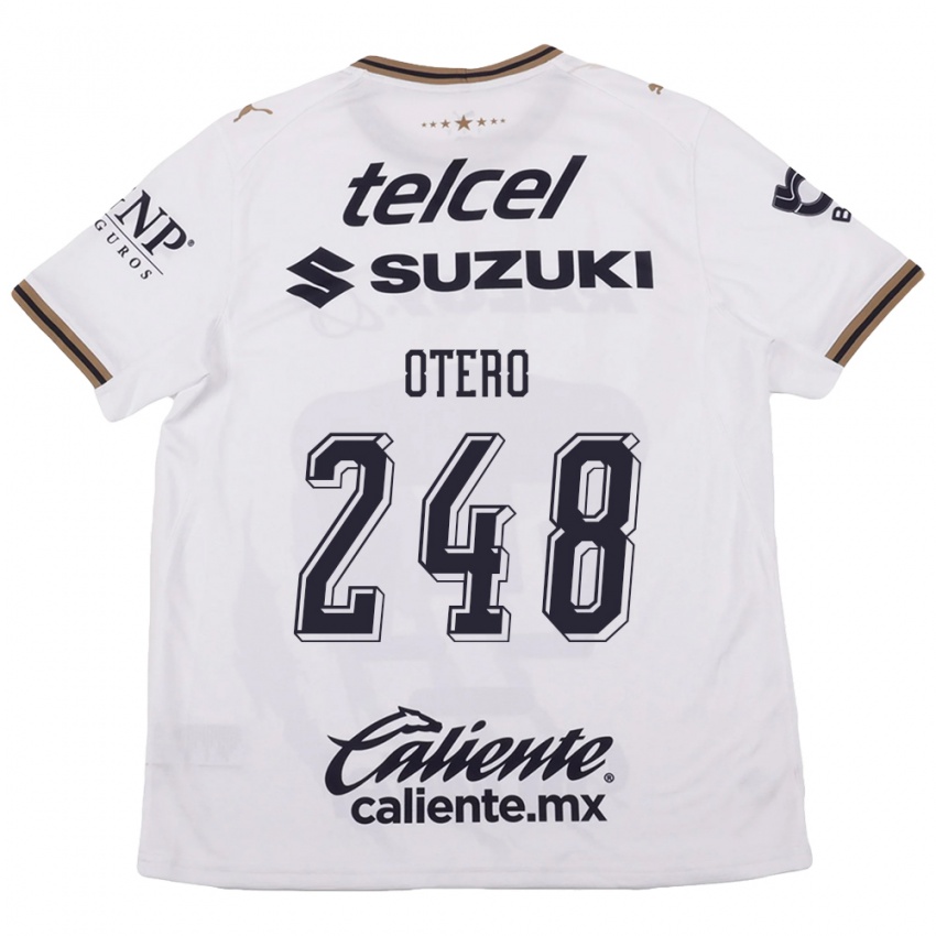גברים Jonathan Otero #248 לבן שחור חום הרחק ג'רזי 2026/27 חולצה קצרה