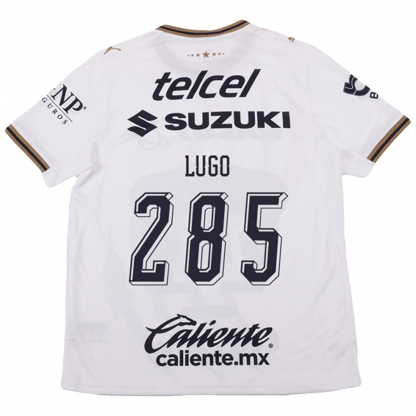 גברים Nicolás Lugo #285 לבן שחור חום הרחק ג'רזי 2026/27 חולצה קצרה