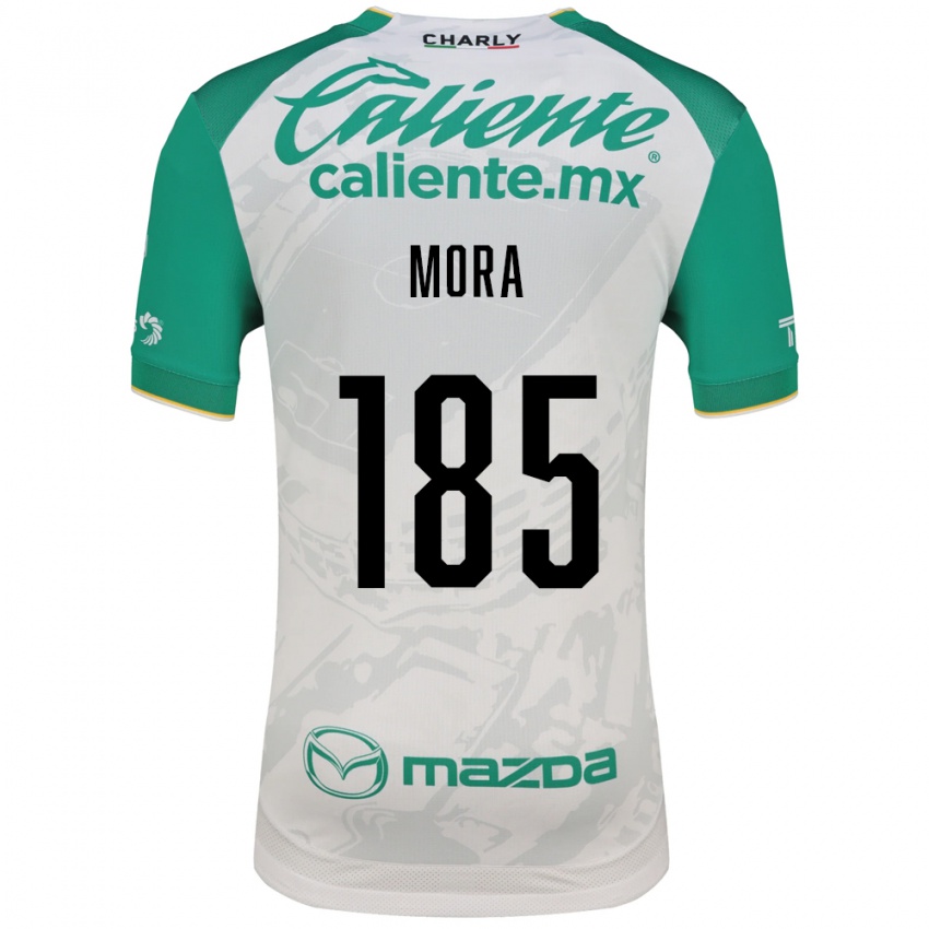 גברים Christopher Mora #185 ירוק בהיר לבן הרחק ג'רזי 2026/27 חולצה קצרה