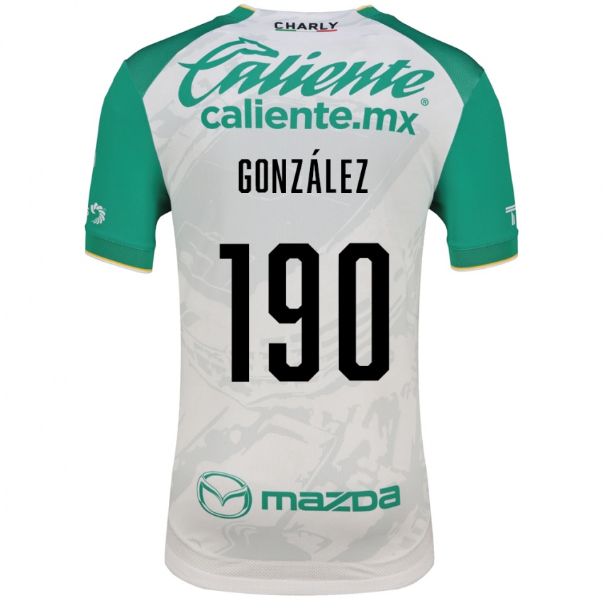 גברים Pedro González #190 ירוק בהיר לבן הרחק ג'רזי 2026/27 חולצה קצרה