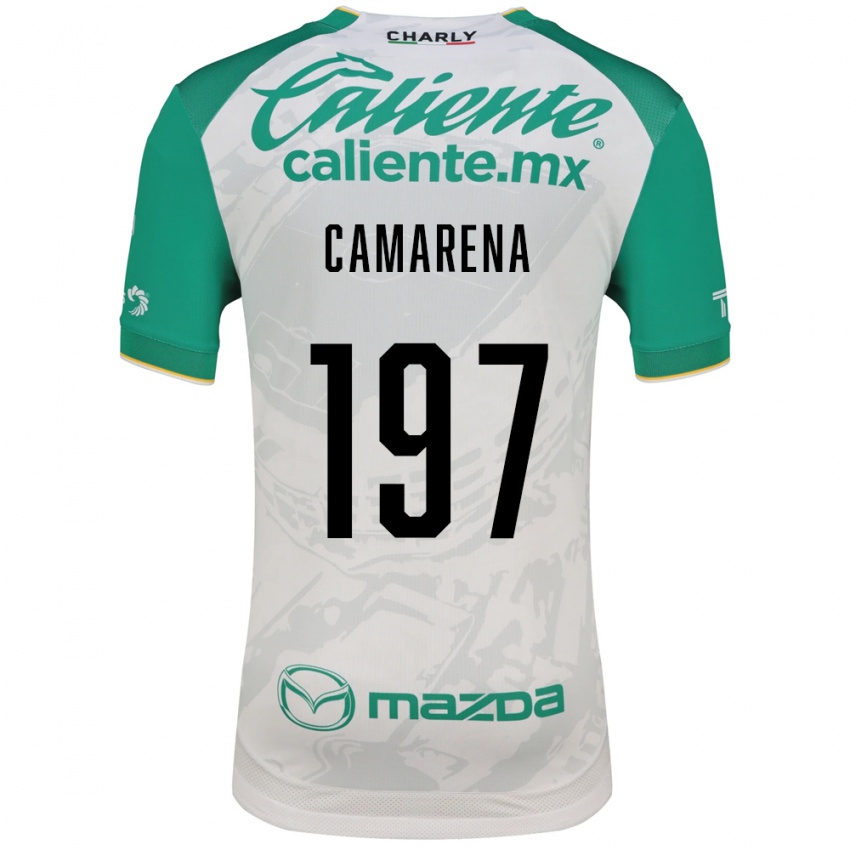 גברים Gael Camarena #197 ירוק בהיר לבן הרחק ג'רזי 2026/27 חולצה קצרה