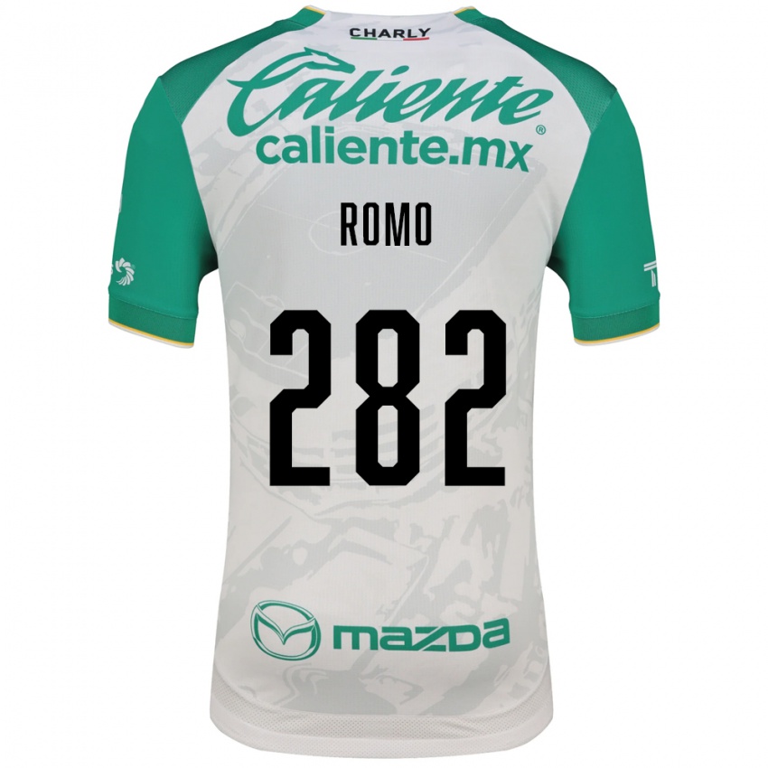 גברים Mateo Romo #282 ירוק בהיר לבן הרחק ג'רזי 2026/27 חולצה קצרה