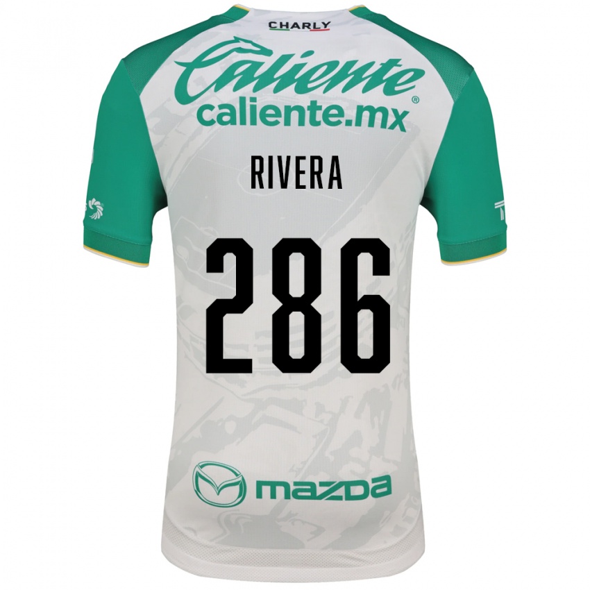 גברים Marcelo Rivera #286 ירוק בהיר לבן הרחק ג'רזי 2026/27 חולצה קצרה