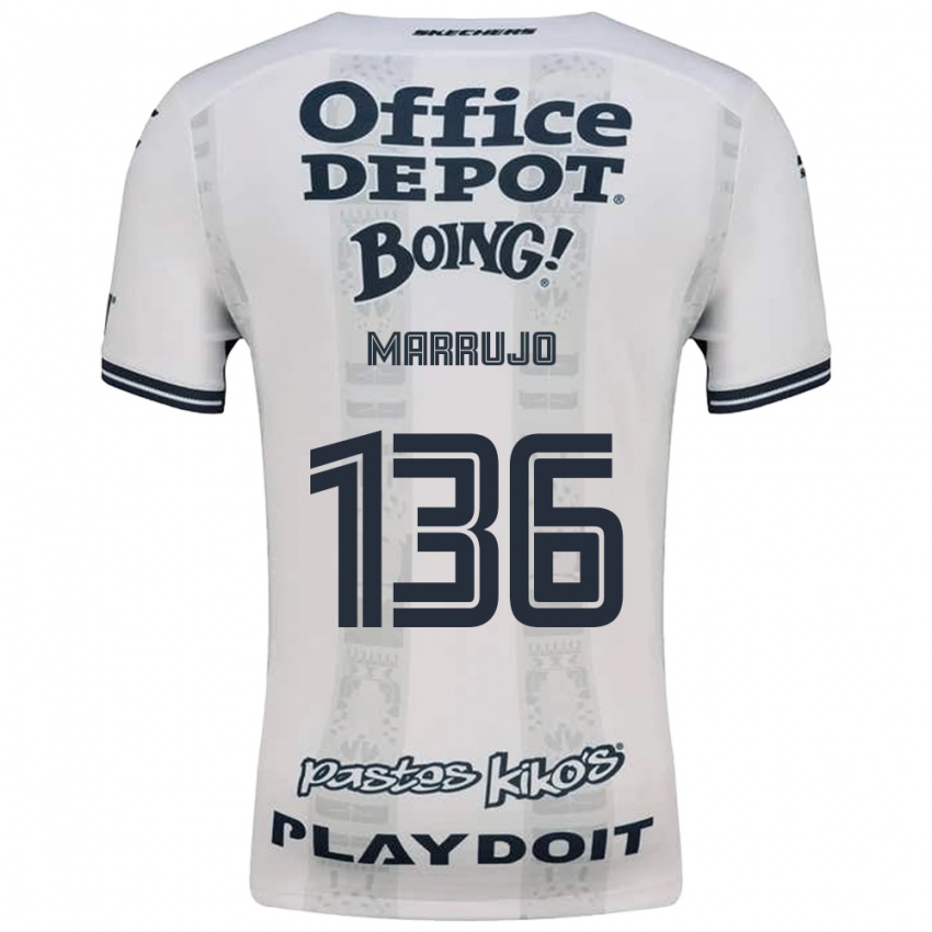 גברים Jesús Marrujo #136 אדום לבן שחור הרחק ג'רזי 2026/27 חולצה קצרה