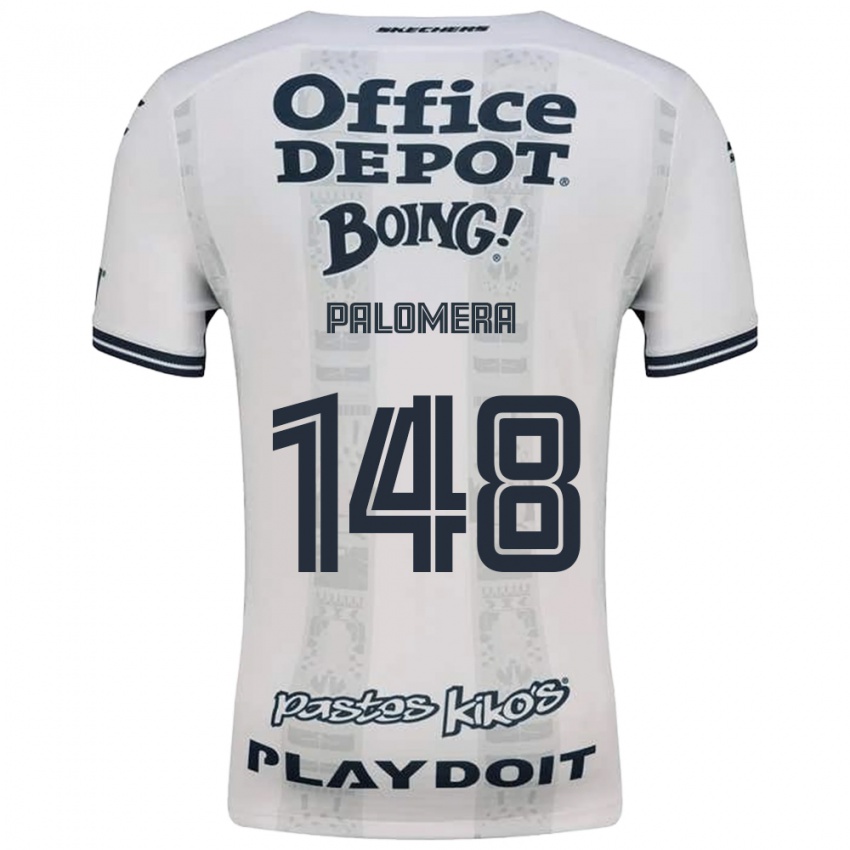 גברים Hugo Palomera #148 אדום לבן שחור הרחק ג'רזי 2026/27 חולצה קצרה