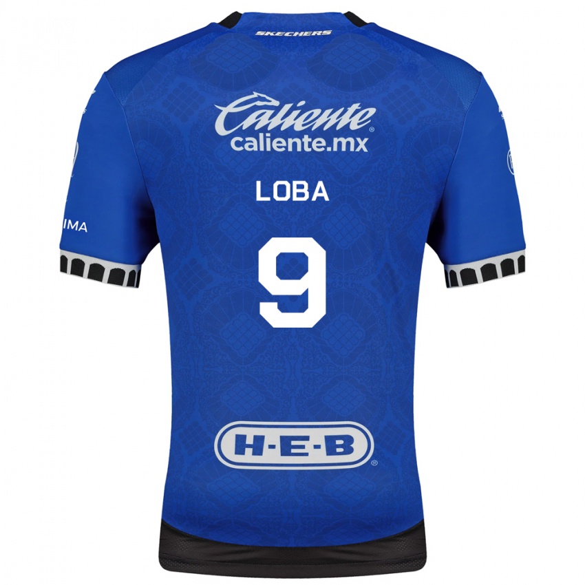 גברים Aké Loba #9 כחול מלכותי לבן שחור הרחק ג'רזי 2026/27 חולצה קצרה