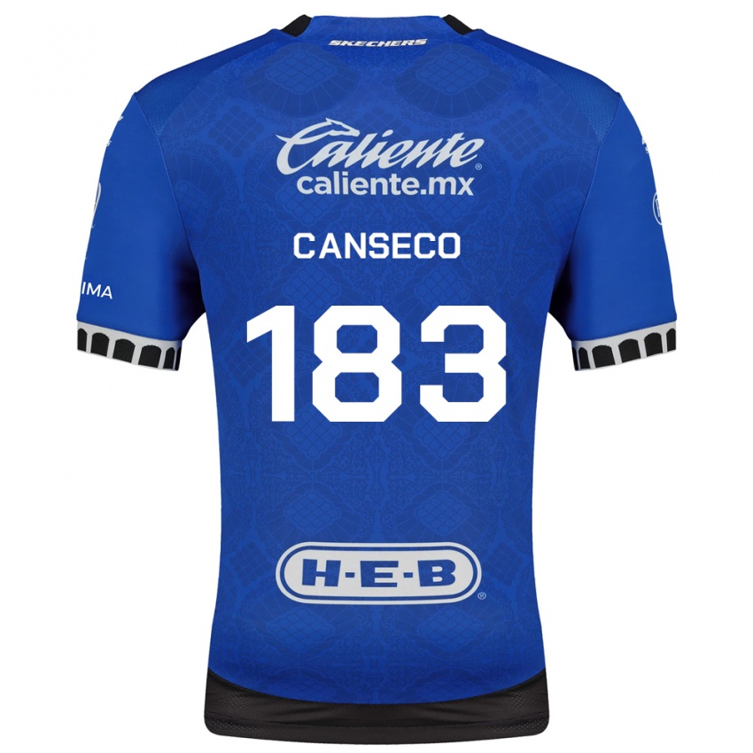 גברים Rodrigo Canseco #183 כחול מלכותי לבן שחור הרחק ג'רזי 2026/27 חולצה קצרה