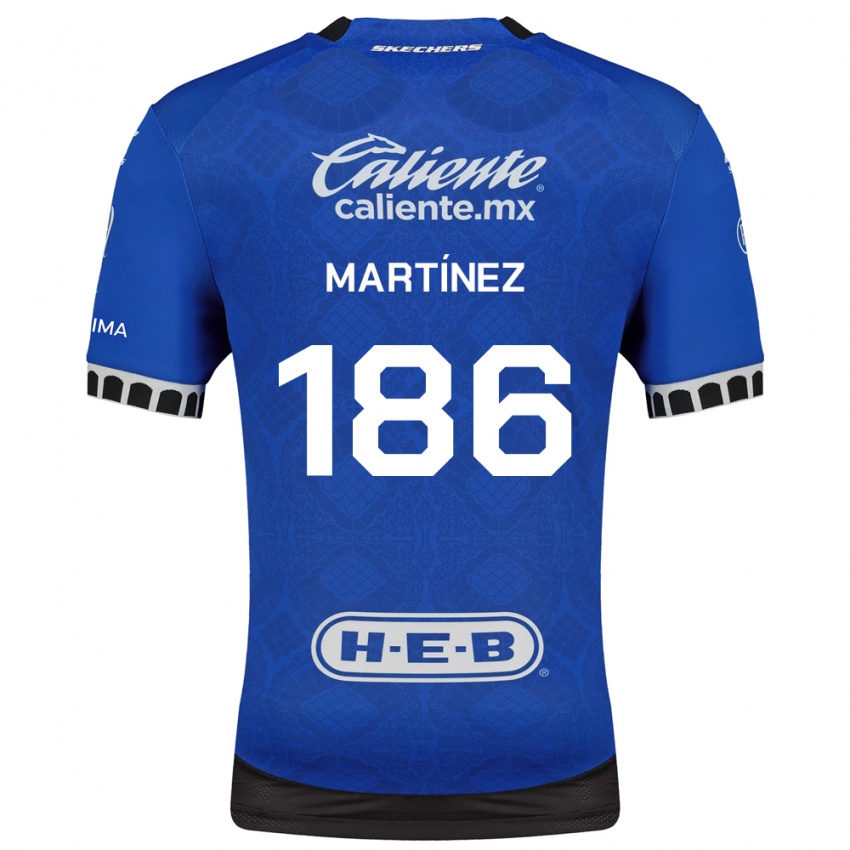 גברים Leonardo Martínez #186 כחול מלכותי לבן שחור הרחק ג'רזי 2026/27 חולצה קצרה