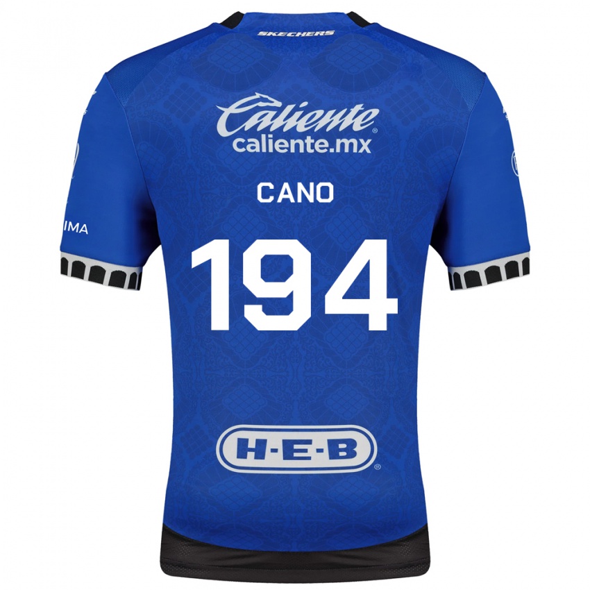 גברים Juan Cano #194 כחול מלכותי לבן שחור הרחק ג'רזי 2026/27 חולצה קצרה
