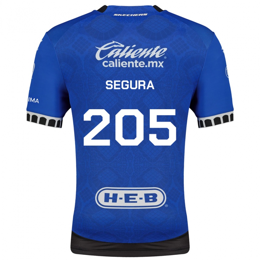 גברים Mathías Segura #205 כחול מלכותי לבן שחור הרחק ג'רזי 2026/27 חולצה קצרה