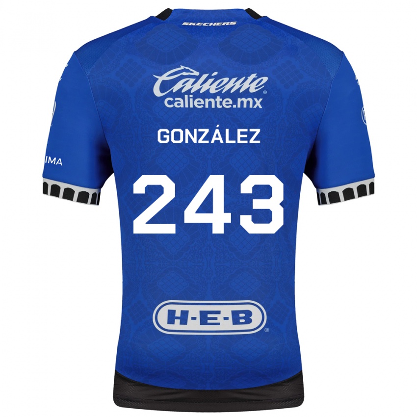 גברים Leonardo González #243 כחול מלכותי לבן שחור הרחק ג'רזי 2026/27 חולצה קצרה