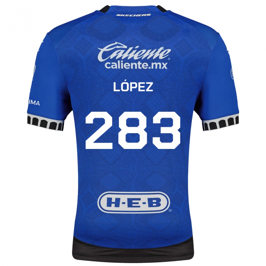 גברים Ángel López #283 כחול מלכותי לבן שחור הרחק ג'רזי 2026/27 חולצה קצרה