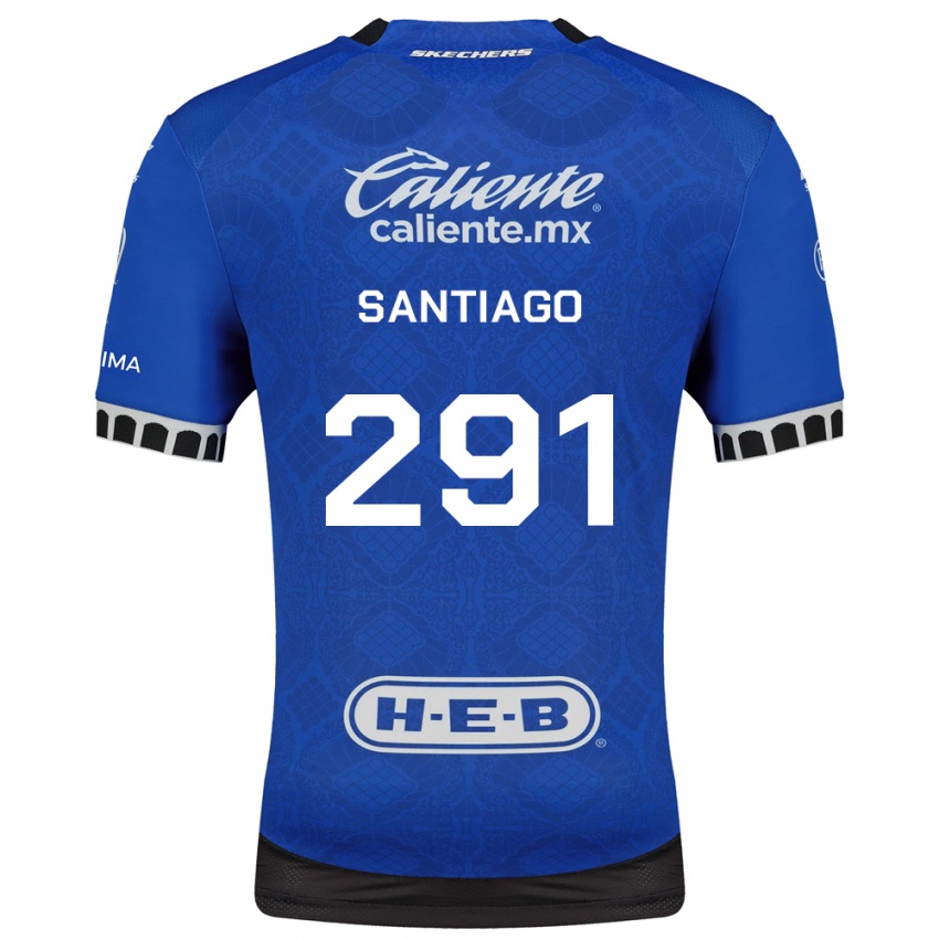 גברים Santiago De La Barrera #291 כחול מלכותי לבן שחור הרחק ג'רזי 2026/27 חולצה קצרה